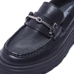 Alsenso Black Leather Loafers<Carl Scarpa Best