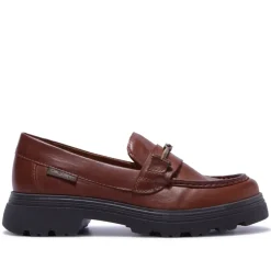 Alsenso Tan Leather Loafers<Carl Scarpa Best
