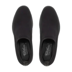 Angelo Black Italian Lycra Wedge Loafers<Carl Scarpa Hot