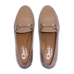 Anglette Beige Patent Leather Loafers<Carl Scarpa Online