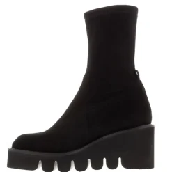 Ariel Black Suede Wavesole Ankle Boots<Carl Scarpa Outlet