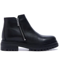 Arletta Black Leather Ankle Boots<Carl Scarpa Online