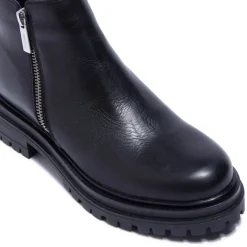 Arletta Black Leather Ankle Boots<Carl Scarpa Online