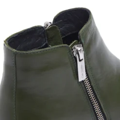 Arletta Green Leather Ankle Boots<Carl Scarpa Discount