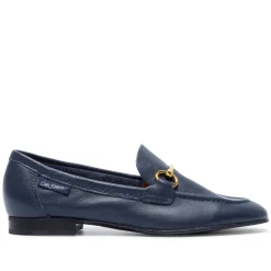 Arlie Navy Leather Snaffle Loafers<Carl Scarpa Online