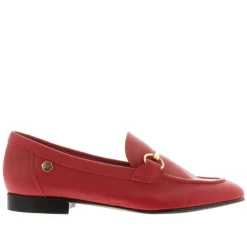 Arlie Red Leather Snaffle Loafers<Carl Scarpa Sale