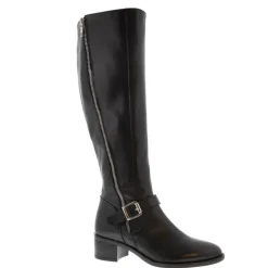 Arque Black Leather Knee High Boots<Carl Scarpa