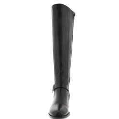 Arque Black Leather Knee High Boots<Carl Scarpa