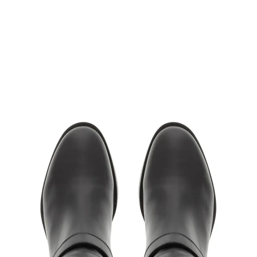 Arque Black Leather Knee High Boots<Carl Scarpa