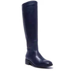 Ashby Navy Leather Boots<Carl Scarpa Online