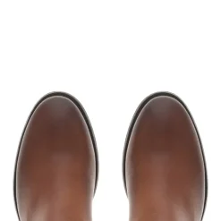 Ashby Tan Leather Knee High Boots<Carl Scarpa Hot