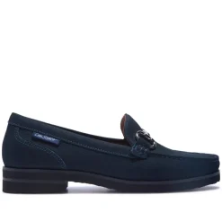 Aubrigo Navy Suede Loafers<Carl Scarpa Clearance