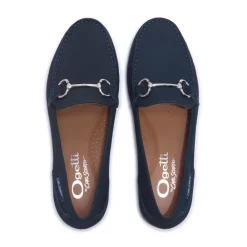 Aubrigo Navy Suede Loafers<Carl Scarpa Clearance