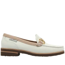 Aubrigo White-Rose Leather Snaffle Loafers<Carl Scarpa Outlet