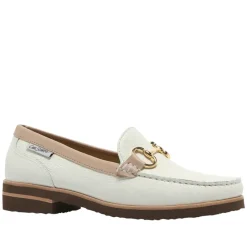 Aubrigo White-Rose Leather Snaffle Loafers<Carl Scarpa Outlet