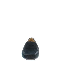 Bettina Navy Slip-On Loafers<Carl Scarpa New