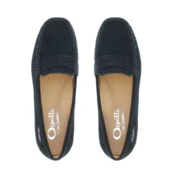 Bettina Navy Slip-On Loafers<Carl Scarpa New