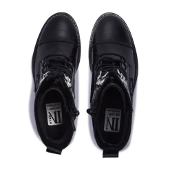 Blanca Black Croc Leather Ankle Boots<Carl Scarpa Outlet