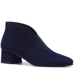 Blenniee Navy Suede Ankle Boots<Carl Scarpa Best