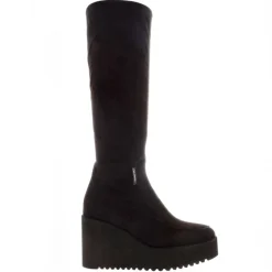 Boahi Black Suede Knee High Boots<Carl Scarpa Best