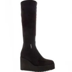 Boahi Black Suede Knee High Boots<Carl Scarpa Best