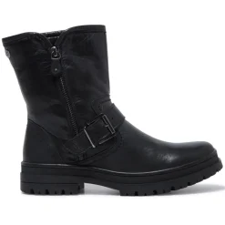 Bollichi Black Leather Ankle Boots<Carl Scarpa