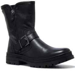 Bollichi Black Leather Ankle Boots<Carl Scarpa