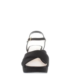 Bowie Black Suede Platform Sandals<Carl Scarpa Clearance