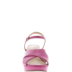 Bowie Fuchsia Block Heel Sandals<Carl Scarpa Outlet