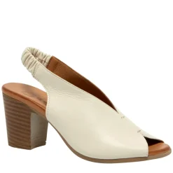 Buttercup Off White Leather Slingback Sandal<Carl Scarpa Clearance