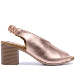 Buttercup Rose Gold Leather Sandals<Carl Scarpa Discount