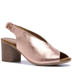 Buttercup Rose Gold Leather Sandals<Carl Scarpa Discount