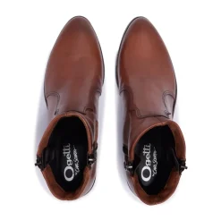 Caliana Tan Leather Ankle Boots<Carl Scarpa Online