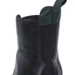 Caprice Green Leather Ankle Boots<Carl Scarpa Clearance