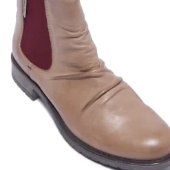 Cavalina Taupe Leather Ankle Boots<Carl Scarpa