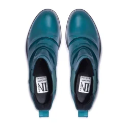 Cavalina Teal Leather Ankle Boots<Carl Scarpa Outlet