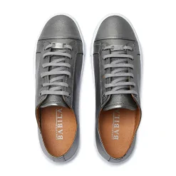Corianne Pewter Leather Trainers<Carl Scarpa Clearance