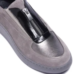 Crishelle Pewter Suede Trainers<Carl Scarpa Best