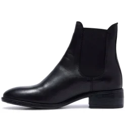 Delicio Black Leather Ankle Boots<Carl Scarpa New