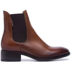 Delicio Tan Leather Ankle Boots<Carl Scarpa Online