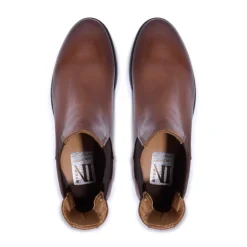 Delicio Tan Leather Ankle Boots<Carl Scarpa Online