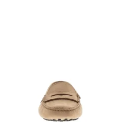 Domenica Beige Nubuck Suede Penny Loafers<Carl Scarpa