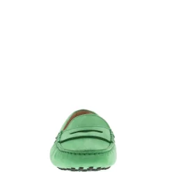 Domenica Green Nubuck Suede Penny Loafers<Carl Scarpa Hot
