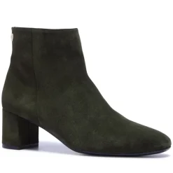Effy Green Suede Ankle Boots<Carl Scarpa Clearance
