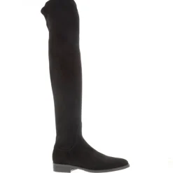 Emalynne Black Italian Suede Over The Knee High Boots<Carl Scarpa Clearance