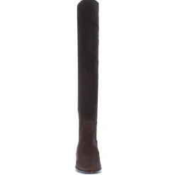 Emalynne Brown Italian Suede Over The Knee Boots<Carl Scarpa Best