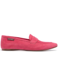 Emarlie Fuchsia Suede Penny Loafers<Carl Scarpa Best