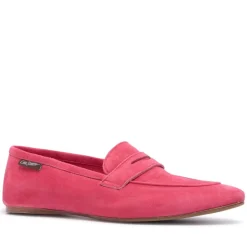 Emarlie Fuchsia Suede Penny Loafers<Carl Scarpa Best