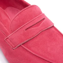 Emarlie Fuchsia Suede Penny Loafers<Carl Scarpa Best
