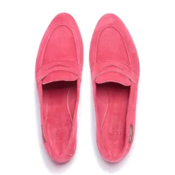 Emarlie Fuchsia Suede Penny Loafers<Carl Scarpa Best